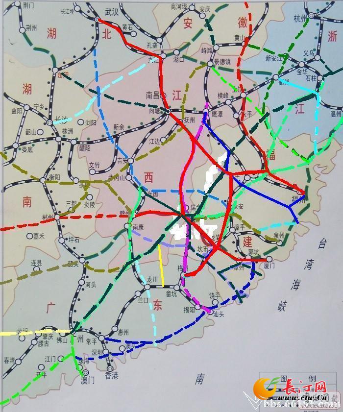 昌抚福客运专线与赣龙厦客运专线规划建议图.JPG